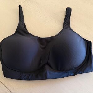 lululemon Run Times High Support Black Sports Bra - 38DD